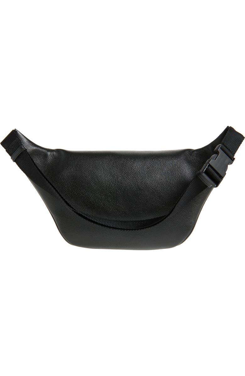 Balenciaga Explorer Tape Logo Leather Belt Bag, Alternate, color,