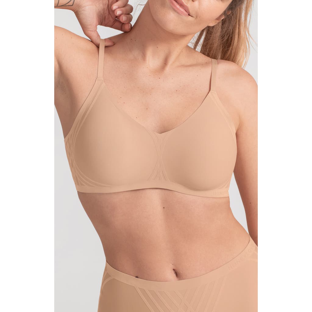 Honeylove Silhouette Wireless Bra In Sand
