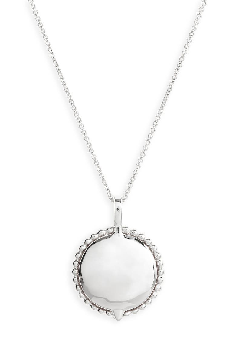 Monica Vinader Deia Locket Pendant Necklace, Main, color, 
