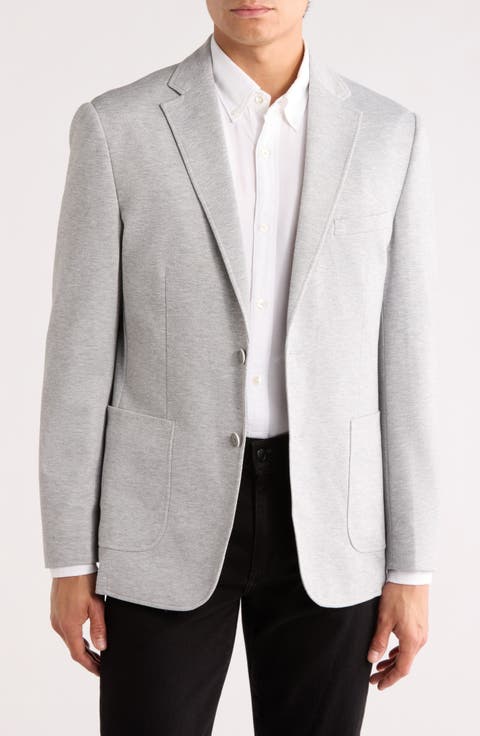 Twill Knit Sport Coat (Regular, Short & Long)