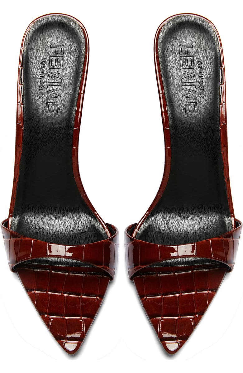 FEMME LA Kaia Slide Sandal, Alternate, color, Red