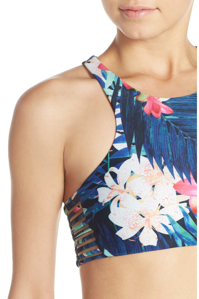 Stone Fox 'Venice' Bikini Top, Alternate, color, NAVY