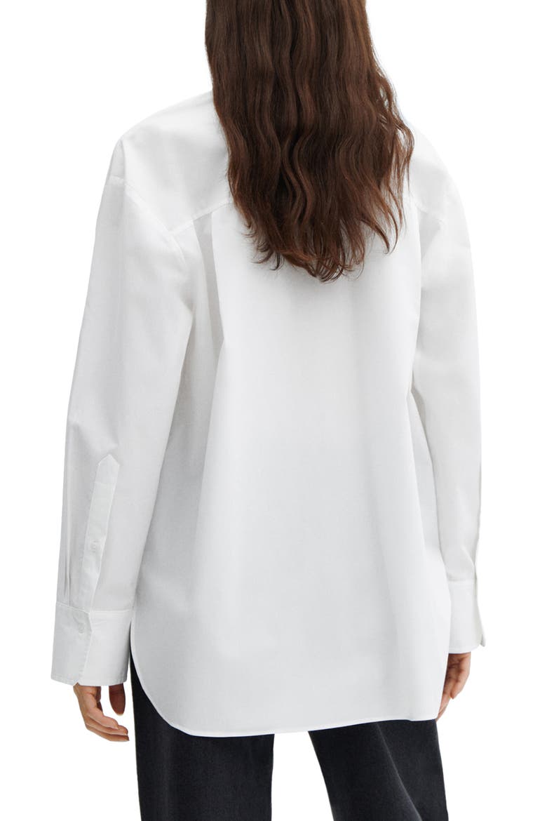 Juanes Oversize Button-Up Shirt, Alternate, color, WHITE