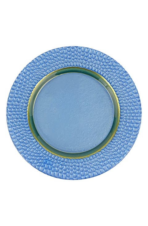 Pelli Glass Blue Salad Plate