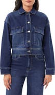 CURVE APPEAL Saturday Knit Denim Jacket