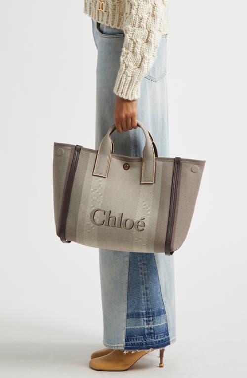 CHLOÉ CHLOÉ CARRY CANVAS JACQUARD TOTE