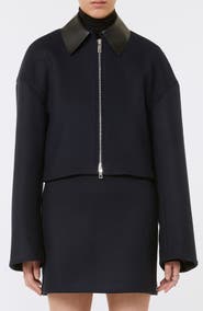 SPORTMAX Vacuo Wool Crop Jacket