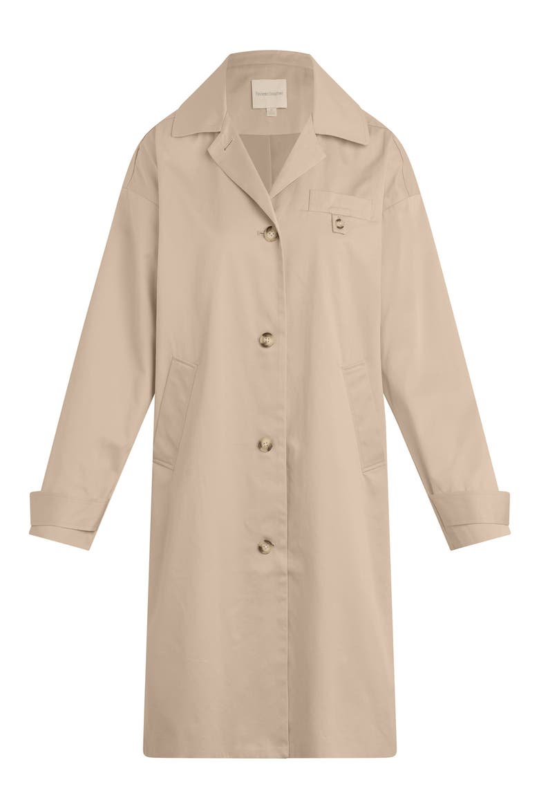 The Easy Trench Coat, Alternate, color, LIGHT KHAKI