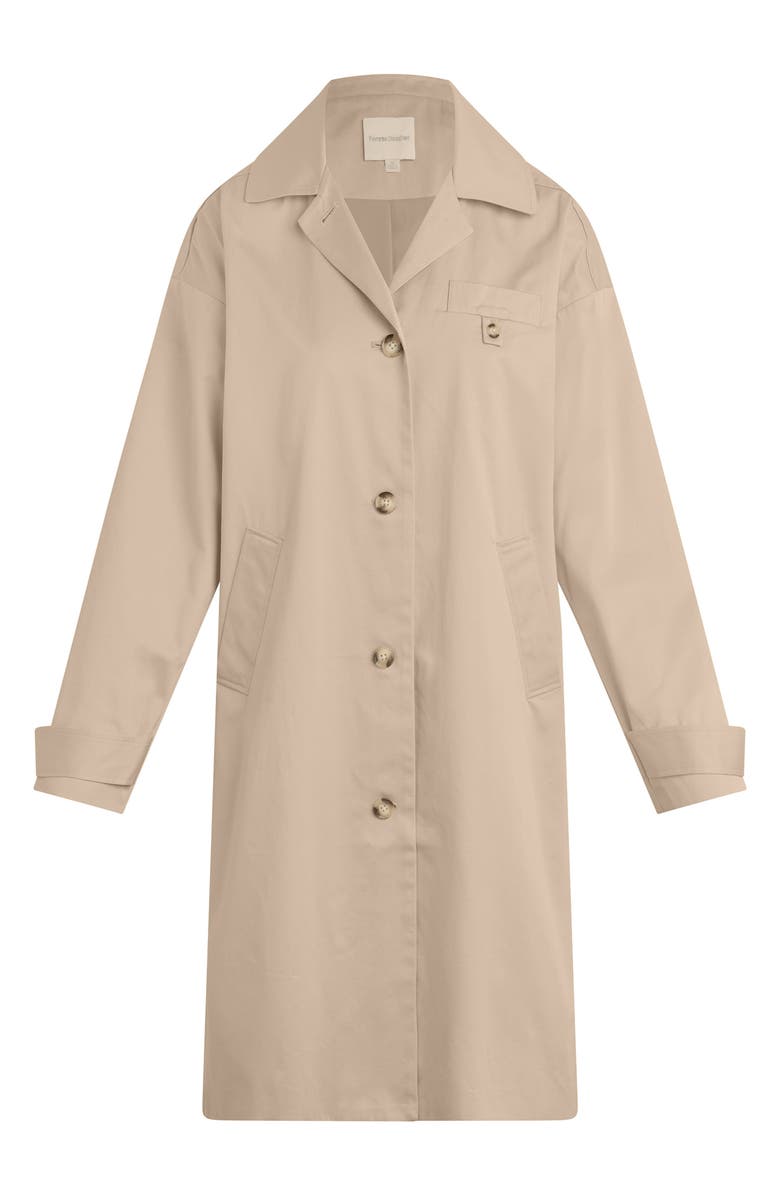 Favorite Daughter The Easy Trench Coat, Alternate, color, Light Khaki