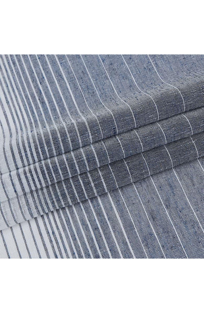 DAINTY HOME Linea Set of 2 Ombré Sheer Panel Curtains, Alternate, color, 