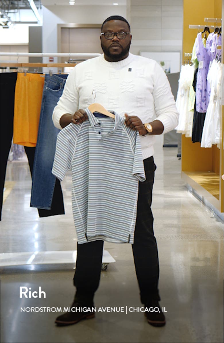 Delta Stripe Piqué Polo, sales video thumbnail