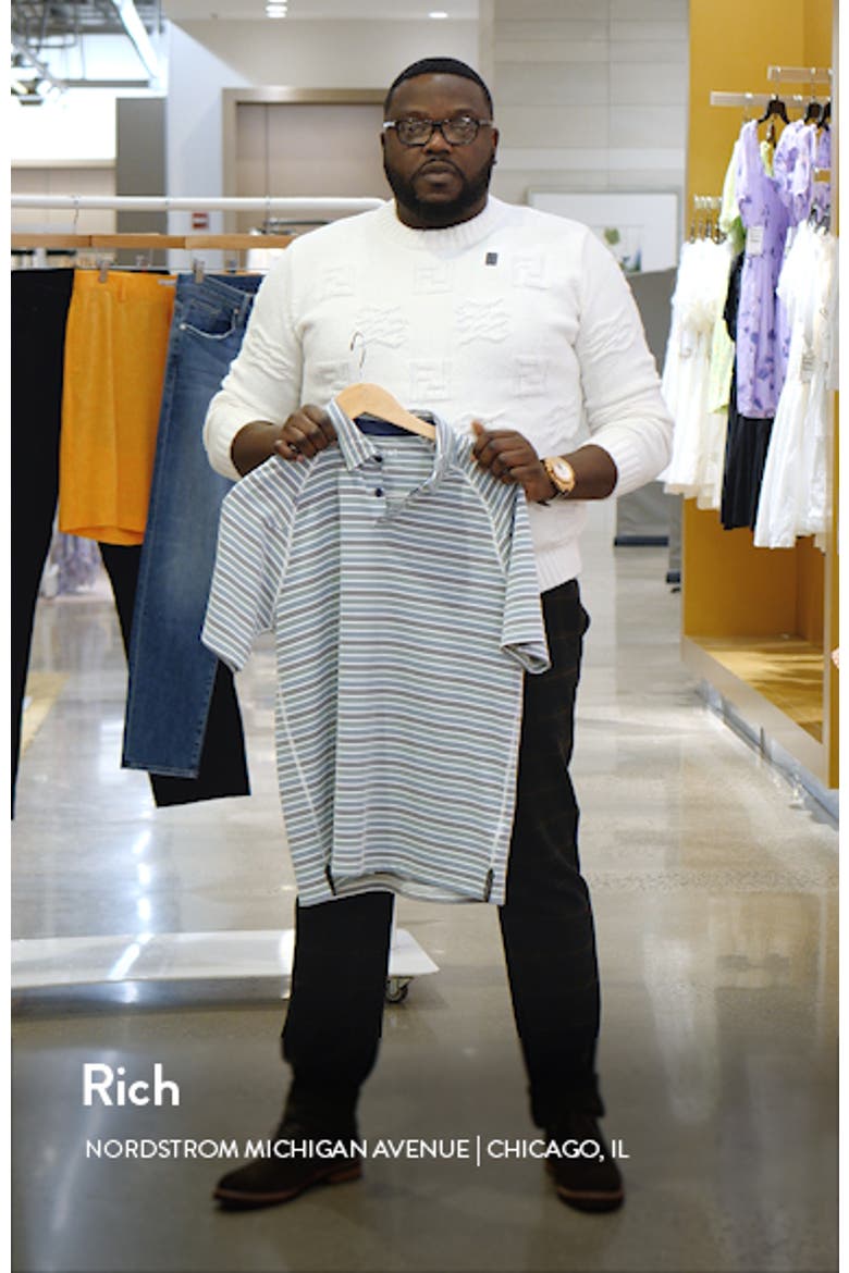 Delta Stripe Piqué Polo video