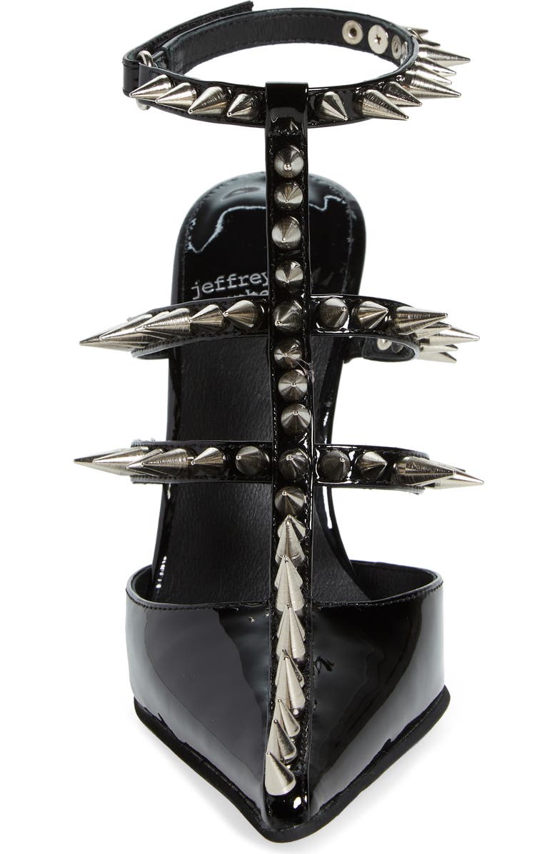 Jeffrey Campbell Step Back Spiked Pointed Toe Pump, Alternate, color,