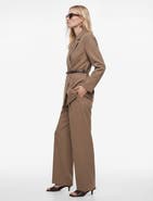 Koton Wide Leg High Rise Trousers with Pocket Detail