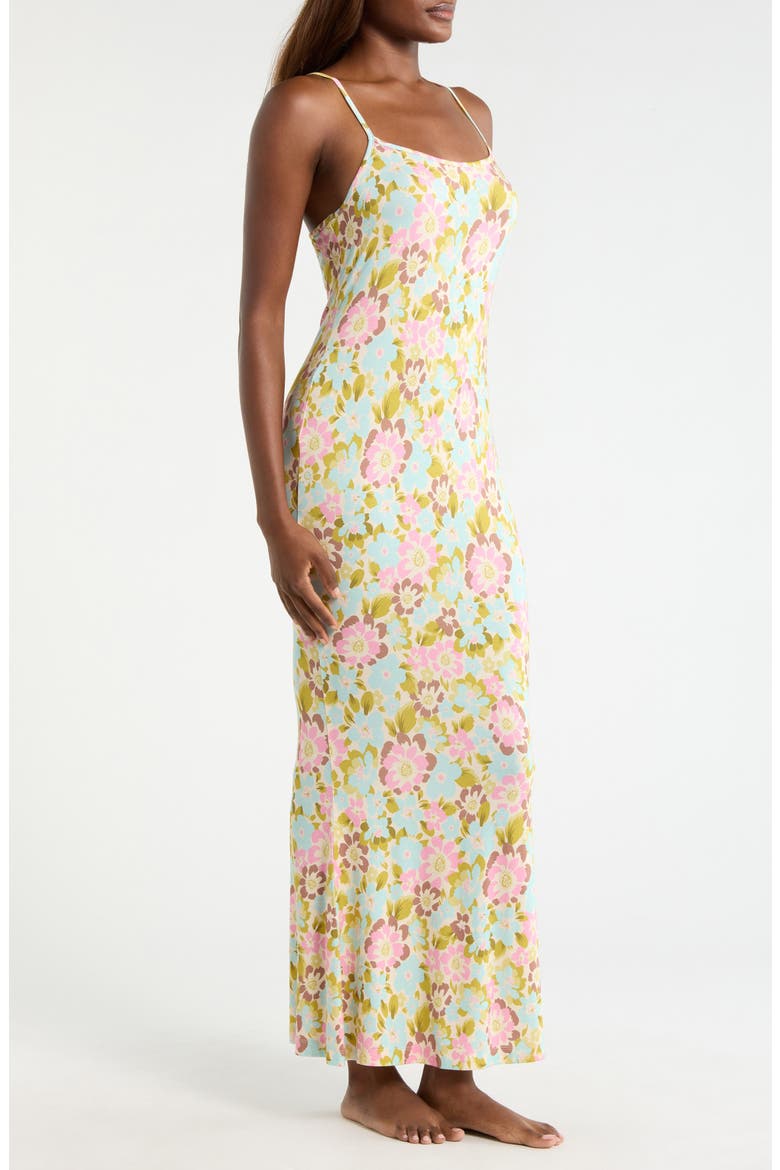 Floral Jersey Nightgown, Alternate, color, PAINTED BLOOMS