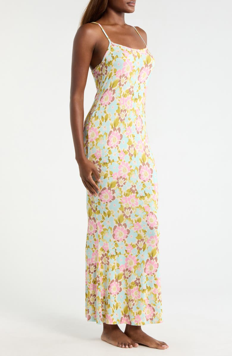 KILO BRAVA Floral Jersey Nightgown, Alternate, color, Painted Blooms