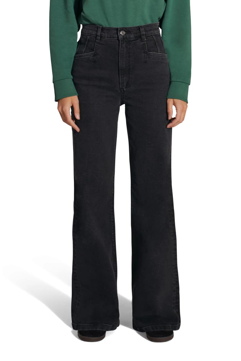 The Jordie Super High Waist Wide Leg Jeans, Main, color, BOULDER