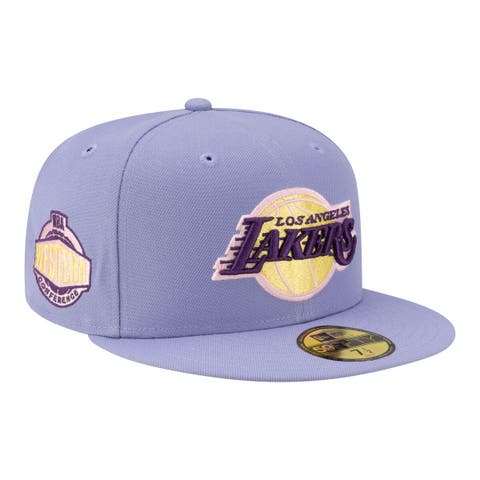 Men's New Era Lavender Los Angeles Lakers Color Pack 59FIFTY Fitted Hat