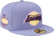 New Era Men's New Era Lavender Los Angeles Lakers Color Pack 59FIFTY Fitted Hat