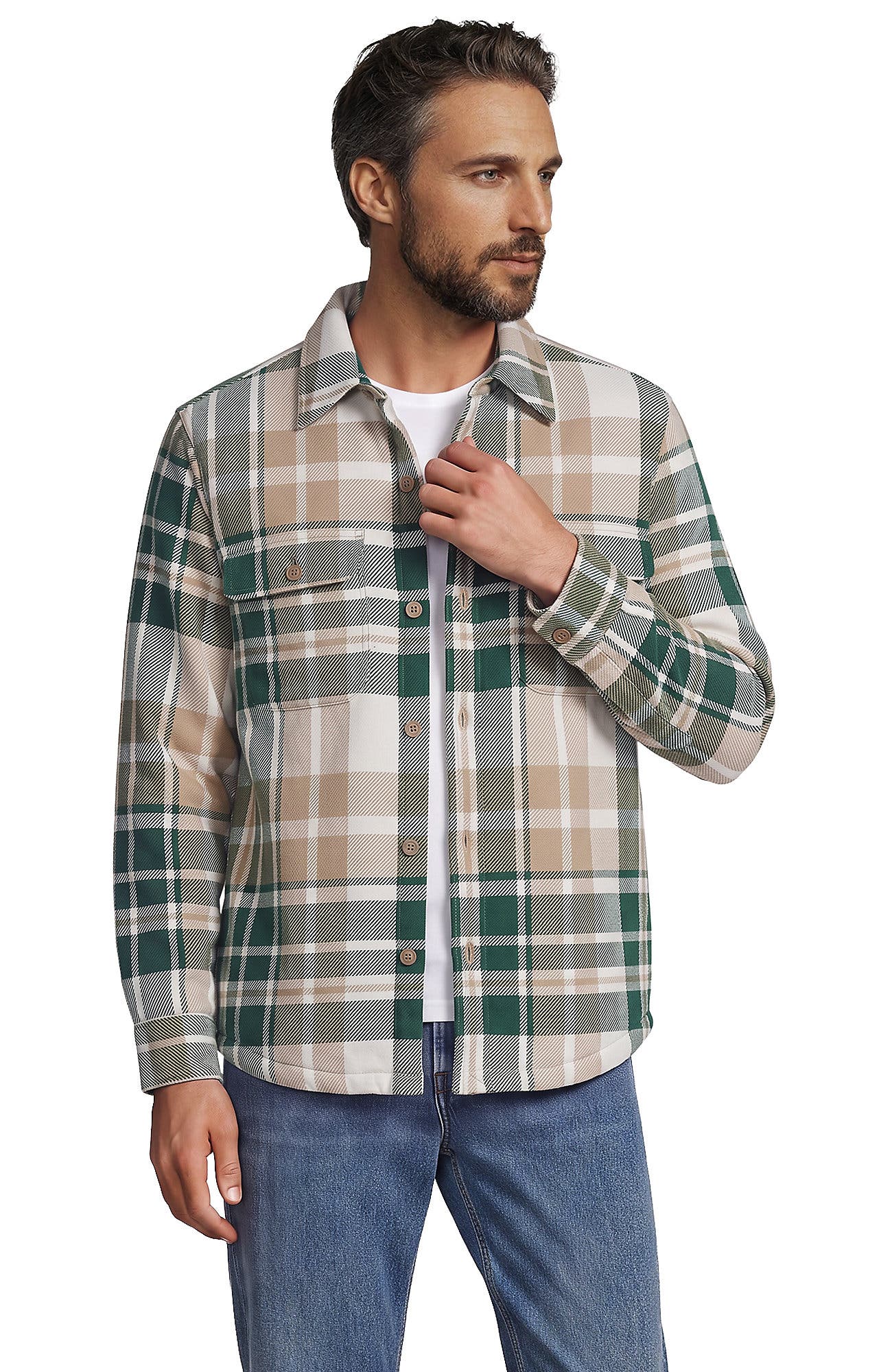 Pine/Desert Tan/Ivory Tartan