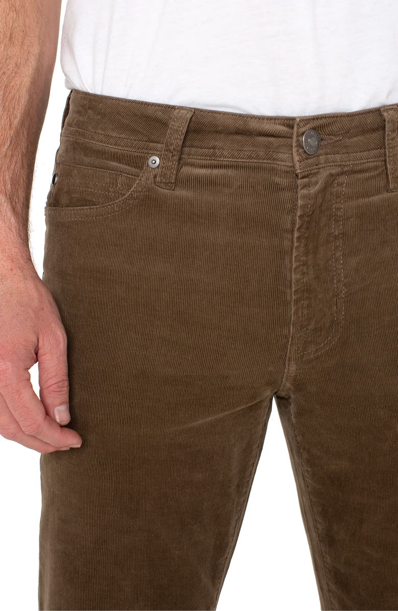 Liverpool Regent Relaxed Straight Leg Corduroy Jeans, Alternate, color, Tobacco