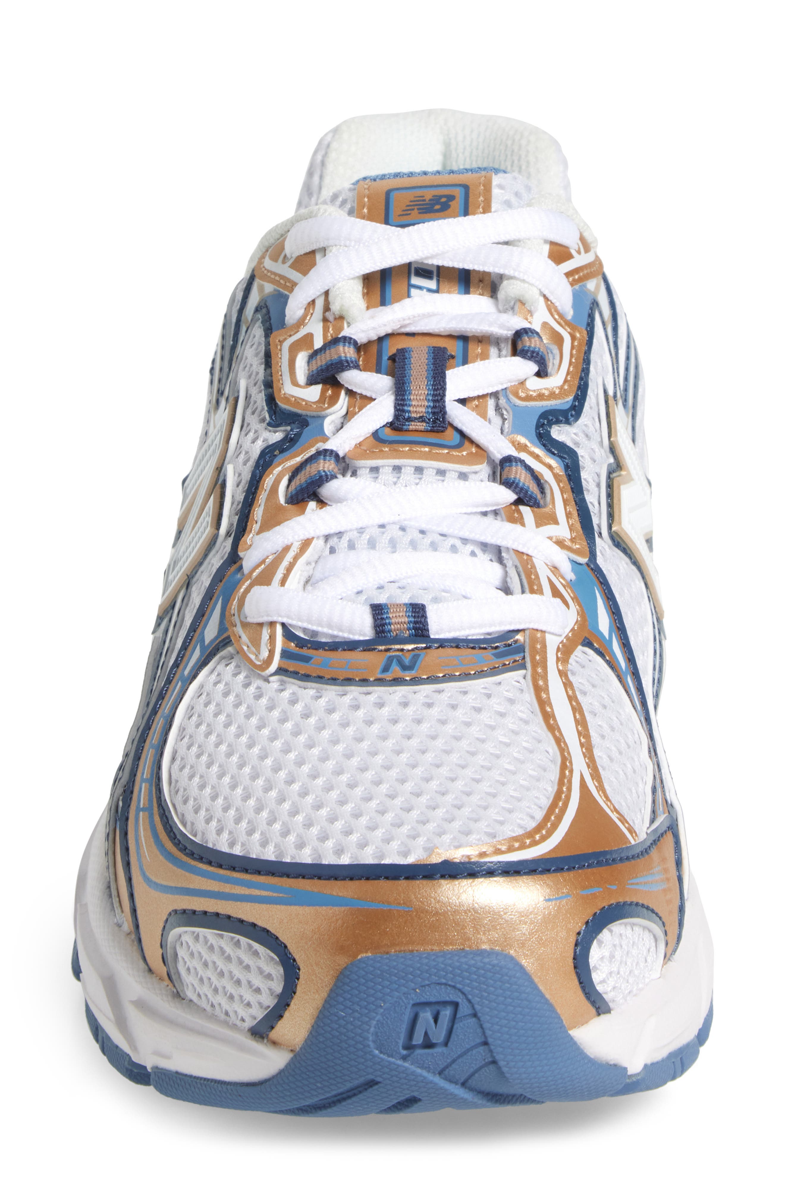 New Balance Gender Inclusive 740 Sneaker, Alternate, color, White/ Heron Blue