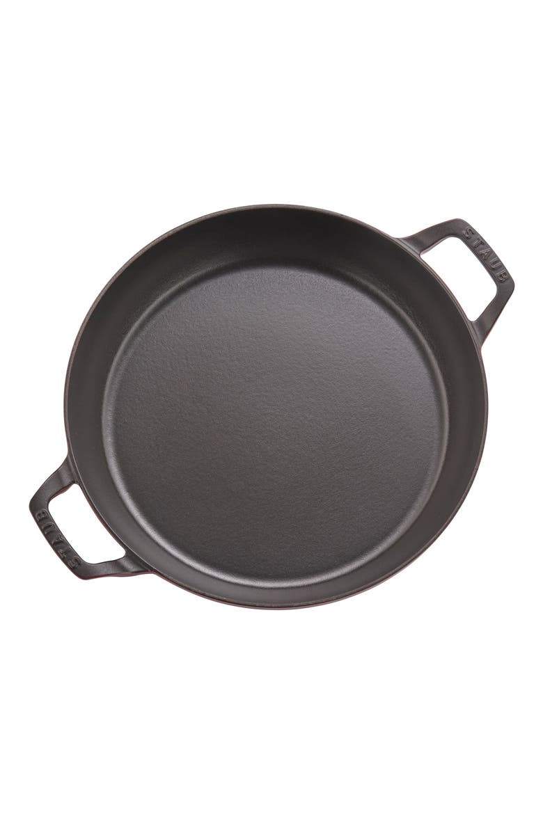 3.5-Quart Enameled Cast Iron Braiser, Alternate, color, GRENADINE