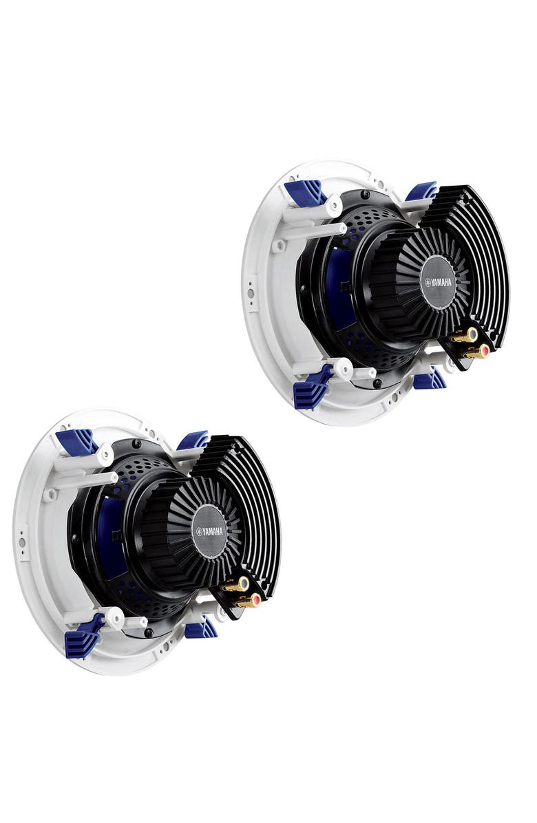 Yamaha NS-IC600 110 Watt 6.5 Inch 2 Way In Ceiling Speakers - Pair, Main, color, White
