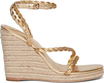 Kelsey Ankle Strap Espadrille Platform Wedge Sandal