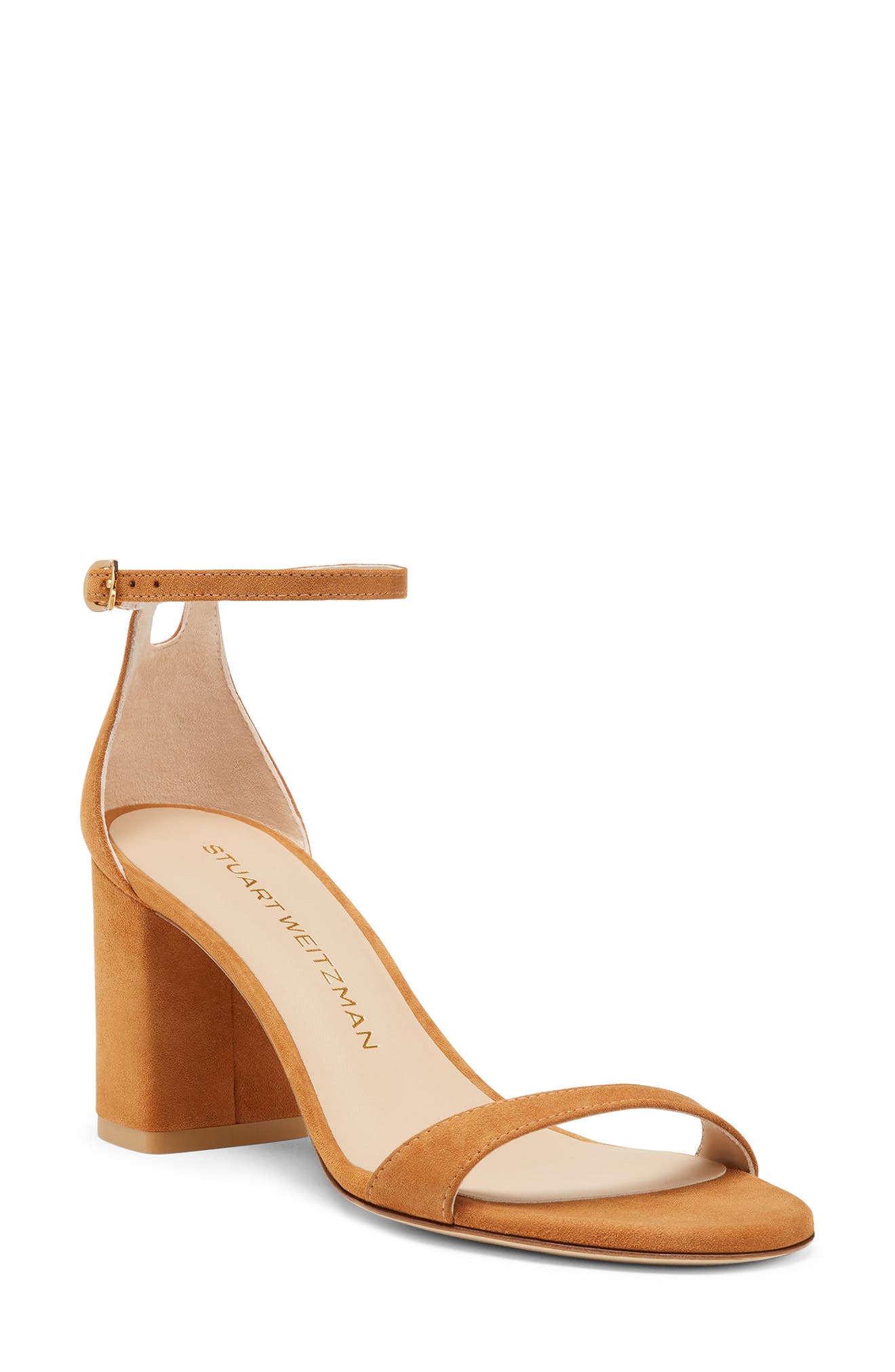 Stuart Weitzman Nudist Block 75 Sandal