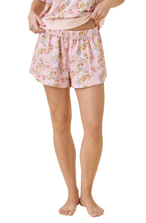 Cotton Boxer Pajama Shorts