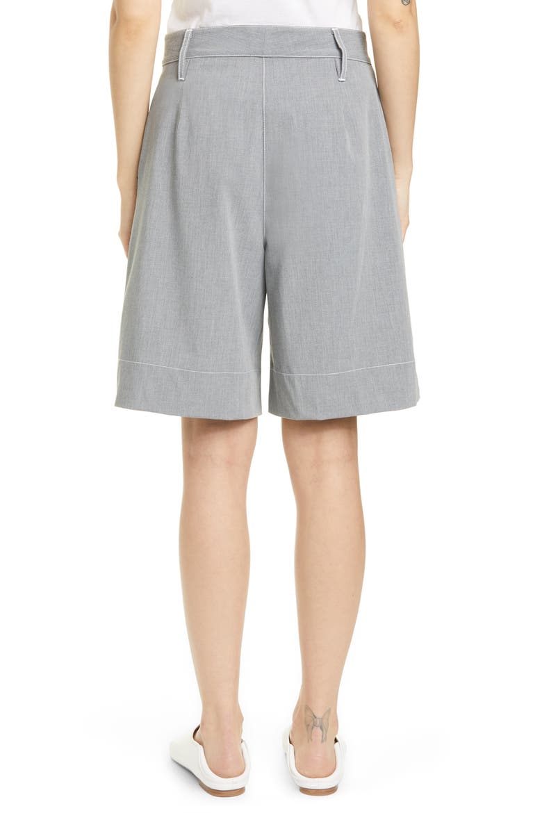Shiloh Pleated Shorts, Alternate, color, STONE