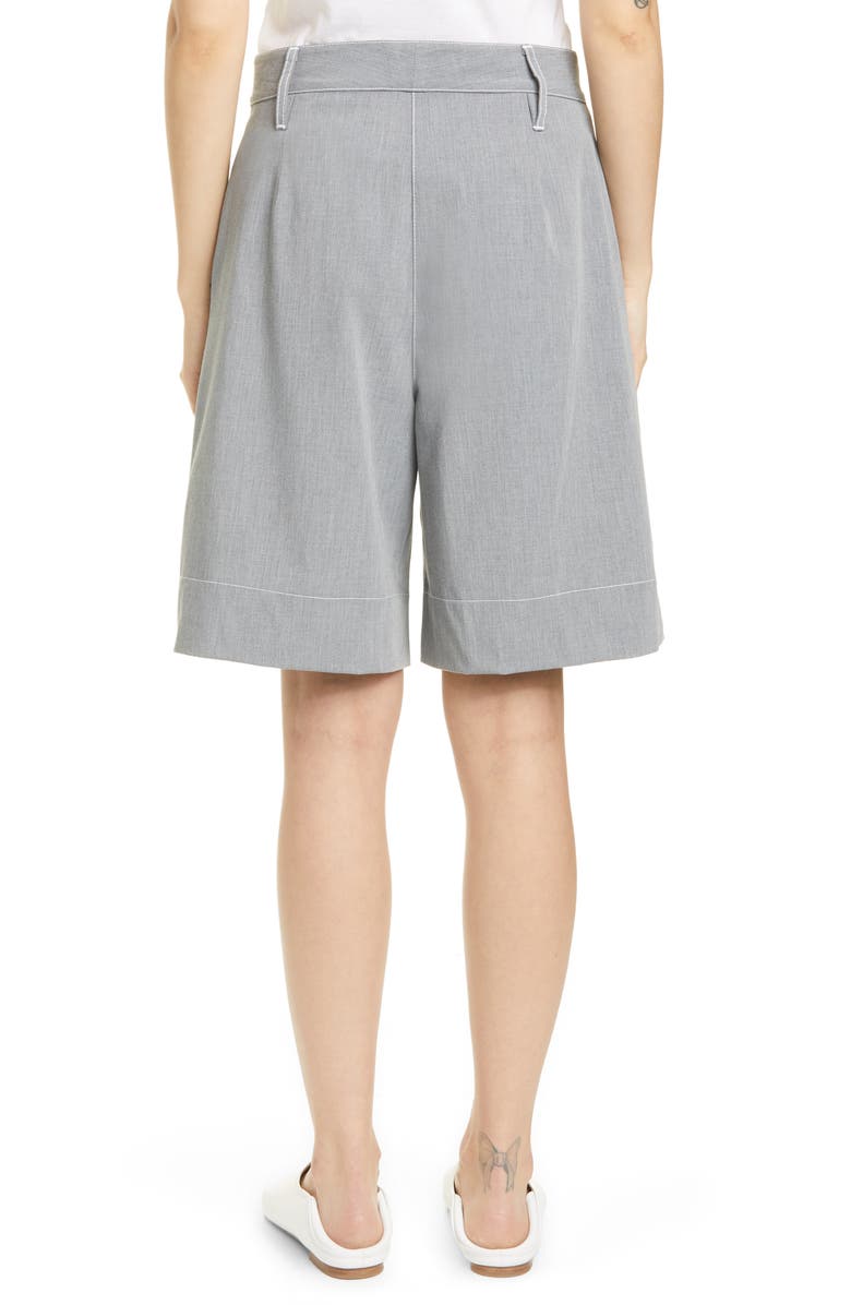 STAUD Shiloh Pleated Shorts, Alternate, color, 