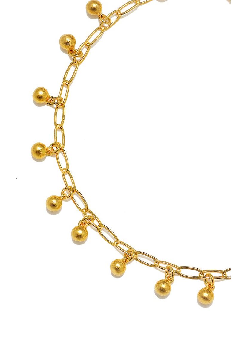 Joyful Bell Bracelet, Alternate, color, Gold