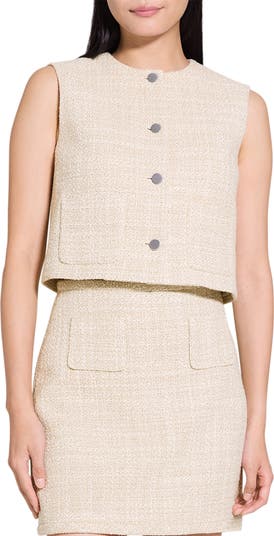 Theory Crop Tweed Vest | Nordstromrack