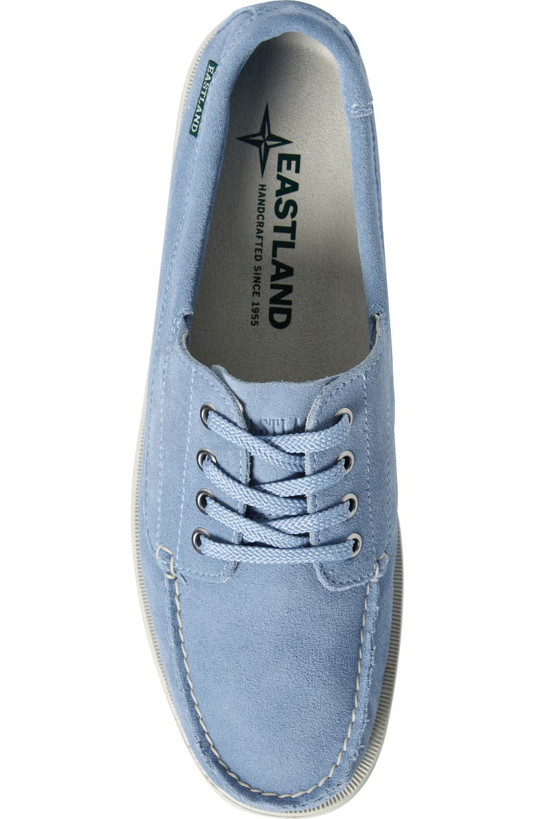 Eastland Flamouth Boat Shoe Loafer, Alternate, color, Sky Blue Suede