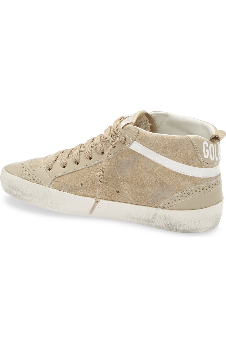 Golden Goose Mid Star Sneaker, Alternate, color, Beige/ Platinum