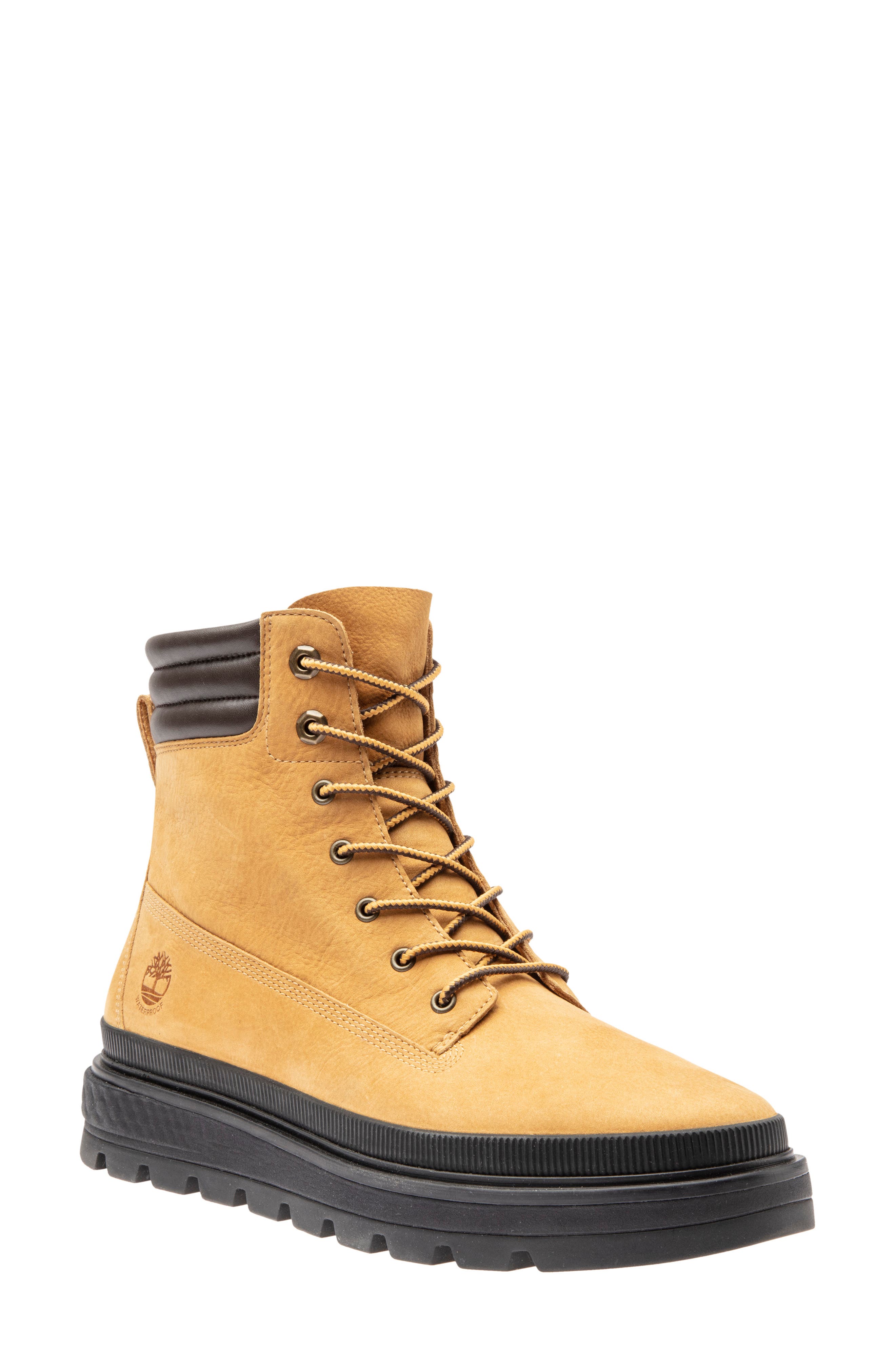 GreenStride™Ray City Waterproof Boot, Main, color, WHEAT NUBUCK