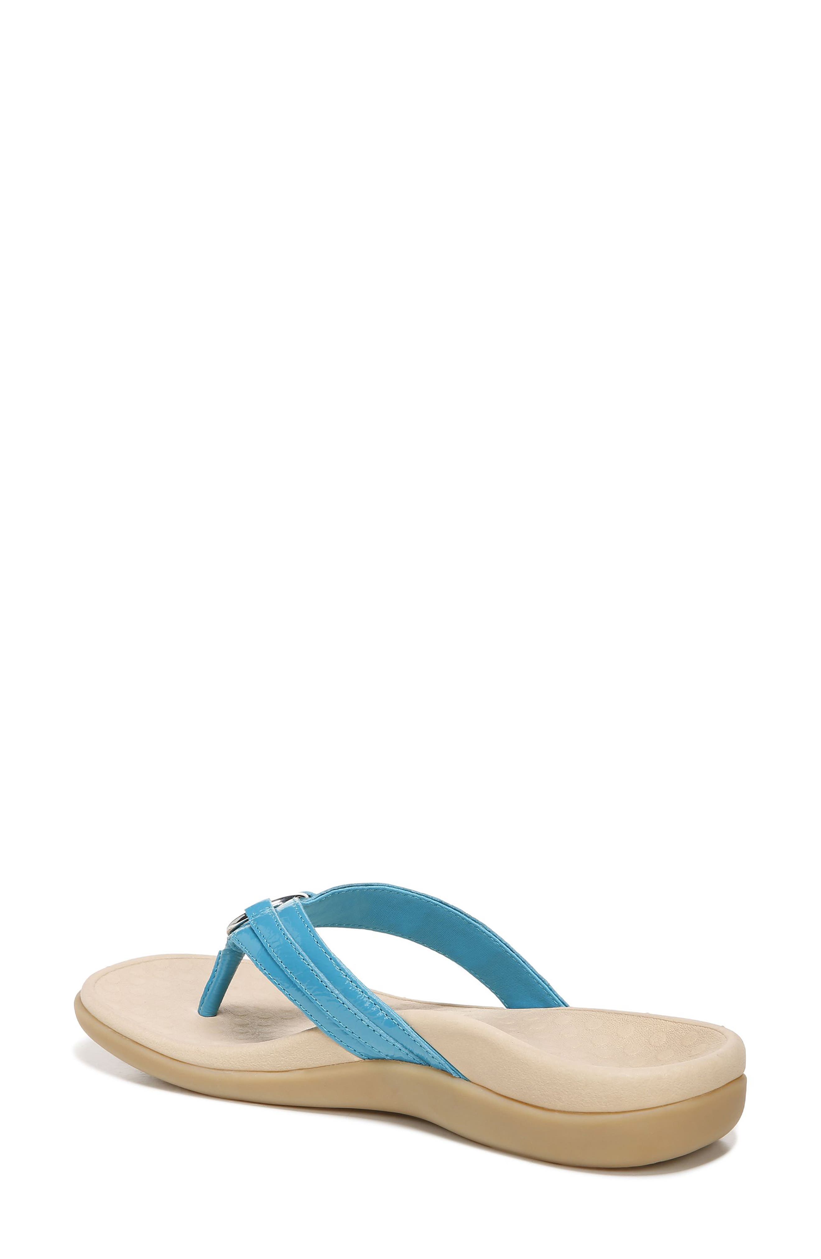 Aloe Flip Flop, Alternate, color, LAKE BLUE