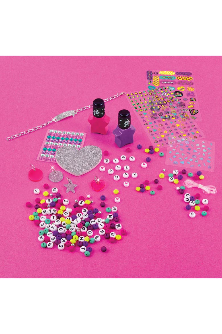 Express Yo Self Diy Nail Art & Bracelets Kit, Alternate, color, Multicolored