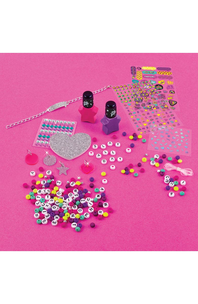 That Girl Lay Lay Express Yo Self Diy Nail Art & Bracelets Kit, Alternate, color, Multicolored