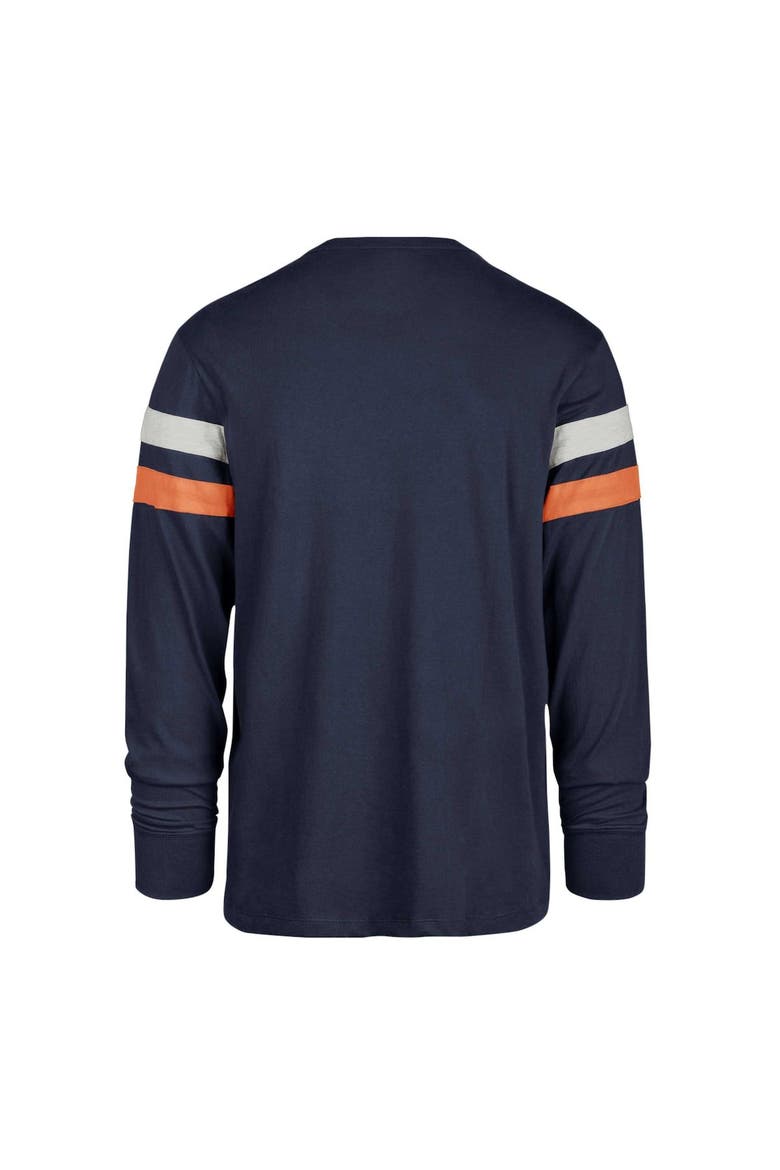 Men's '47 Navy Denver Broncos Irving Long Sleeve T-Shirt, Alternate, color, Navy