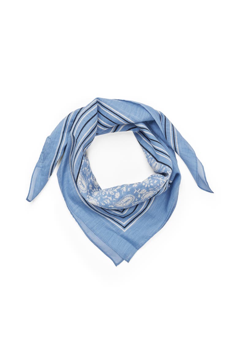 Featherlight Striped Scarf, Alternate, color, Stonewash