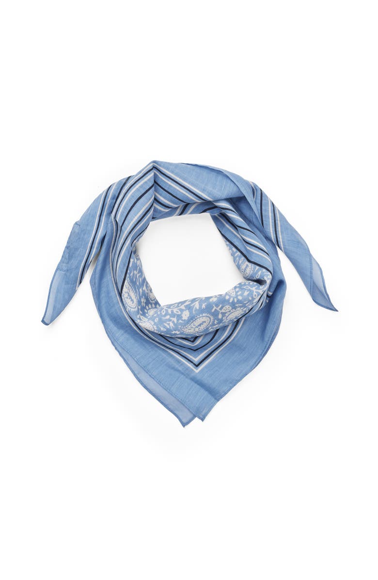 Masai Copenhagen Featherlight Striped Scarf, Alternate, color, Stonewash