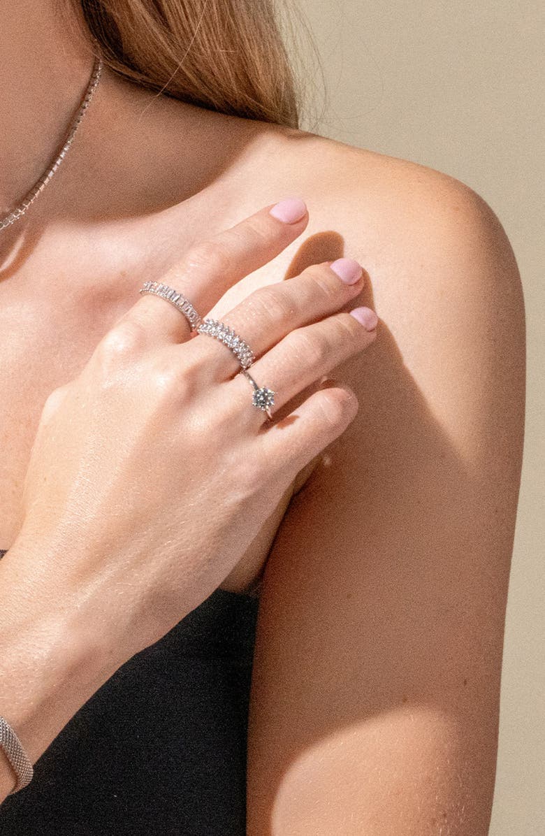 Bearfruit Jewelry Sterling Silver Betty Band Ring, Alternate, color, Silver