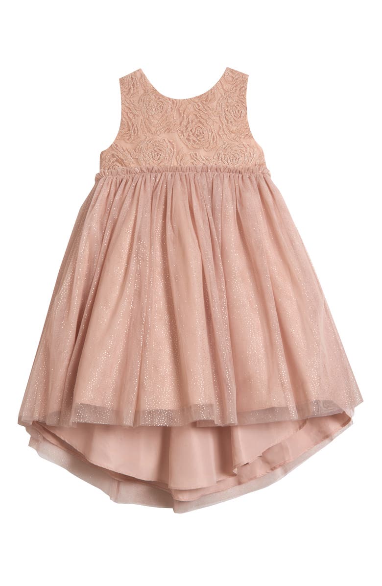 Pippa & Julie Shimmer Empire Waist Dress, Main, color,