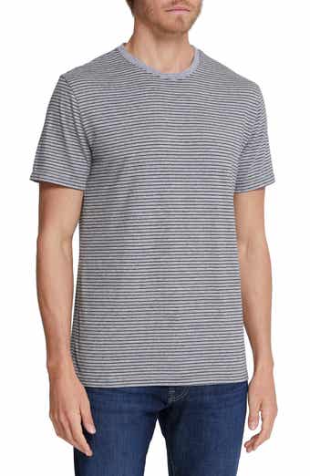 AG Bryce Stripe Crewneck Cotton T-Shirt