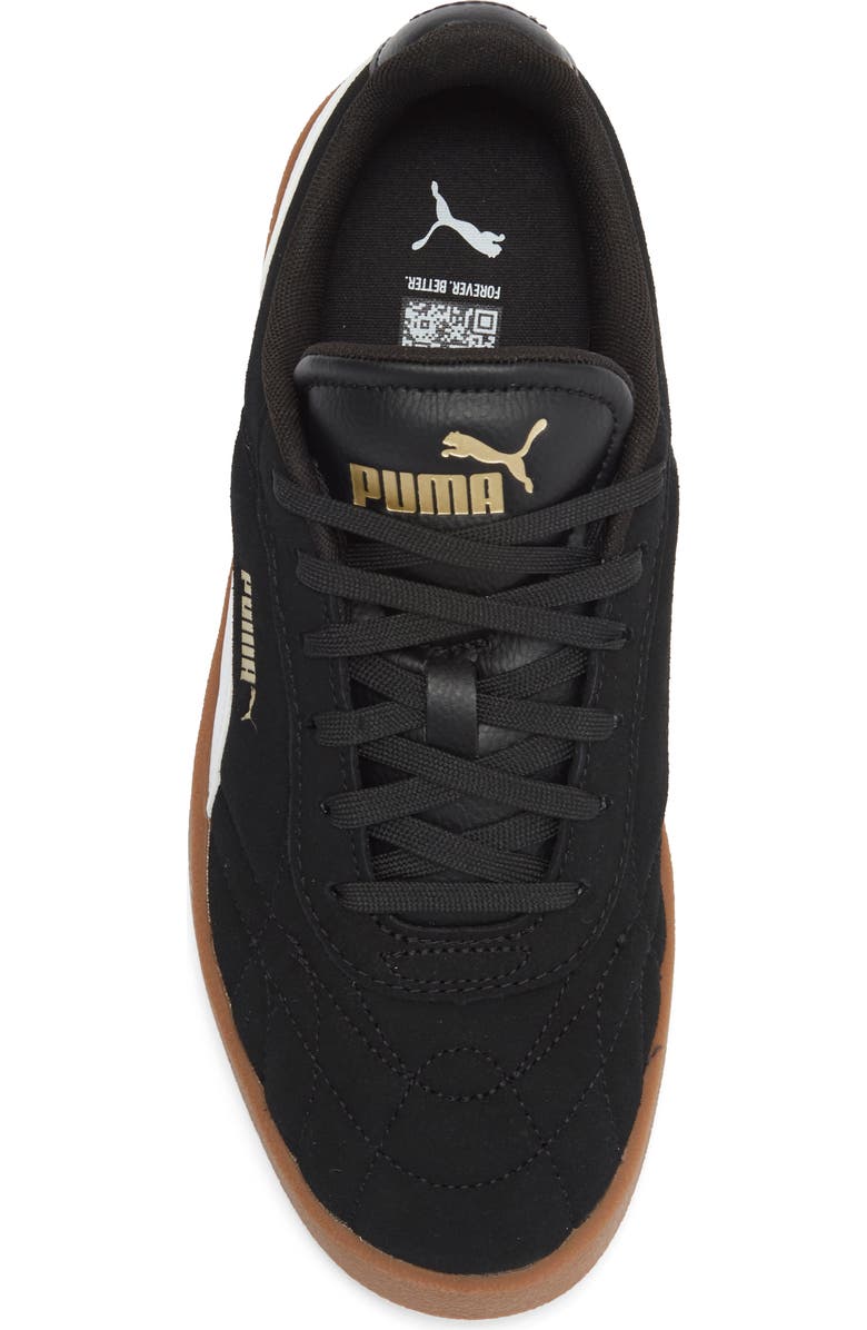 PUMA Club II Indoor Sneaker, Alternate, color, Puma Black/ Puma Gold/ Gum