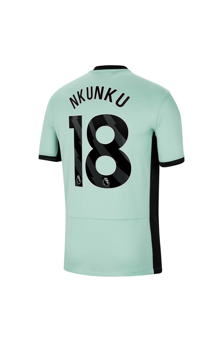Nike Men's Nike Christopher Nkunku Mint Chelsea 2023/24 Third Stadium Replica Player Jersey, Alternate, color, 