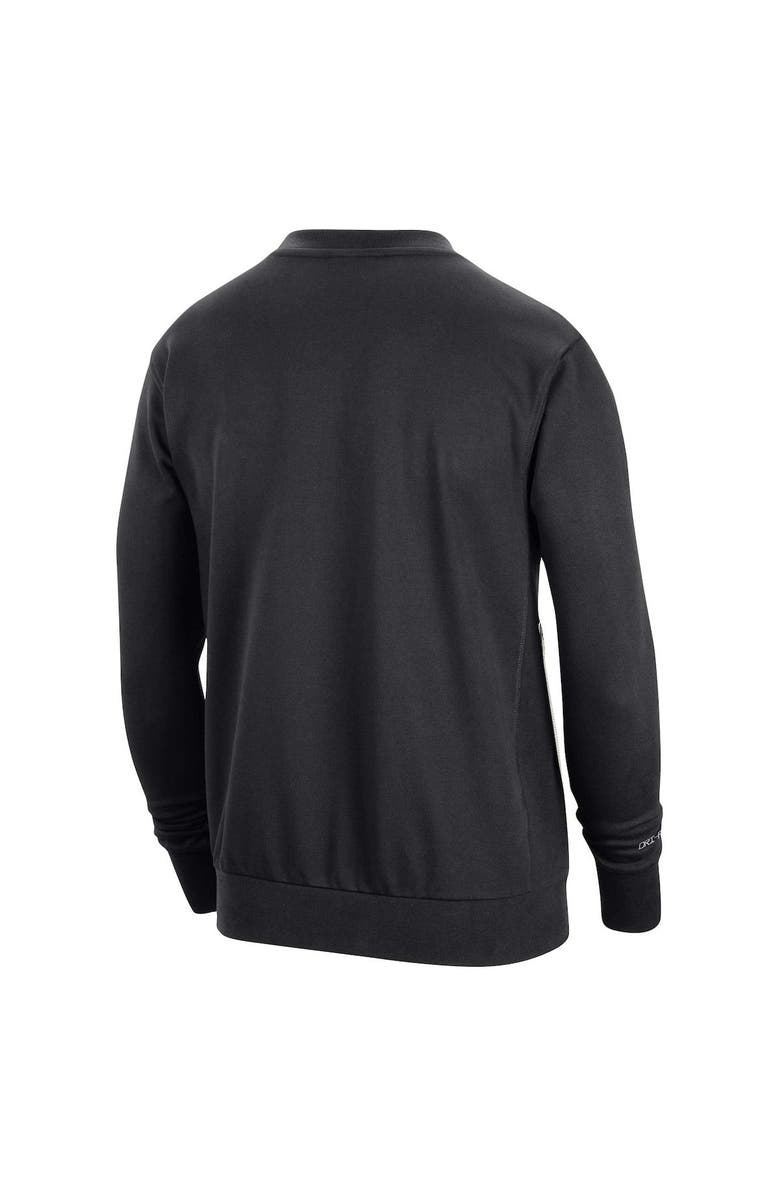 Nike Men's Nike Black Brooklyn Nets 2023/24 Authentic Standard Issue Travel Performance Pullover Sweatshirt, Alternate, color, Black